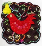 Partridge and pear tree for Christmas card