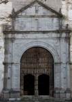 Façade, main portal, architrave & pediment