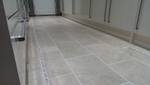 York stone with light mosaic border