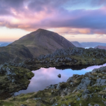 Haystacks sunset. Lake District.