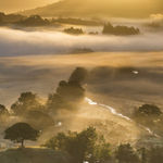 Little Langdale misty sunrise