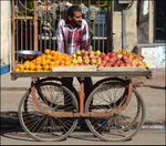 India Porbandar fruit seller