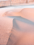 Fence and Sand--Morning Light
