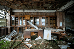 Abandoned Union Station Architect's Office 2018 | Brownsville, PA