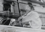 John Lennon on bus