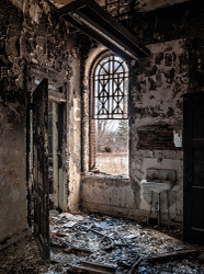 Seared Window | Hudson River State Hospital