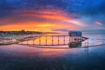 z4295 Bembridge Sunset reflections