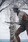 World War Soldier Statue