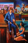 Tangled Up In Blue (£800 SOLD)(Limited edition print available £100)