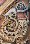 Atlixco, Puebla, La Tercera Orden, second story left, winged merman