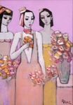 The Visitors 65x45 cm