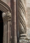 Façade portal closeup (right)