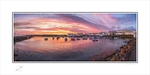 2020-221CP Sunset at Portrush Harbour