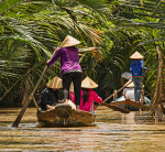 Backwater sampans