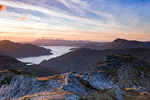 Skye, Beinn Sgritheall & Loch Hourn from Sgurr Sgiath Airigh, Highland