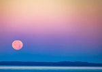 Moonset over the Isle fo Coll, Inner Hebrides.