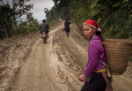 The road to the border north of Sapa