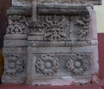 Yurishio façade portal, right pilaster base
