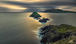 Sunset at Dunmore Head, Dinglr Peninsula, County Kerry, Ireland.