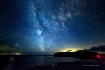 Meteors and Milky Way