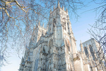 CHRISTMAS MORNING WEST FRONT YORK MINSTER