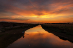 Sunset over Milford - 1