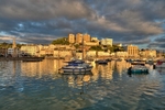 Golden Reflections at Torquay Harbour Devon 1