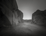 Entrance to Quarry Cow and Calf Ilkley, (4x5 Pinhole)