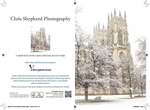 Christmas Snow, York Minster from Dean's Park