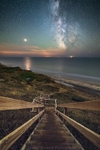 ab574 Milky Way and Mars at Compton steps