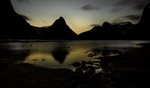 No.0074. Last light at Milford Sound