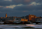 The Old Course 15th and town