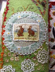 Art made on Vintage Blankets portfolio