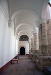 SS Pedro y Pablo, lower cloister ambulatory, barrel vault