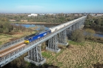 JL - 4.3.24 60026 6N19 Lynemouth - Tyne Dock, Sleekburn Viaduct