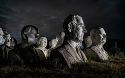 President Heads (Croaker, VA) | Woodrow Wilson and Teddy Roosevelt