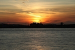 Sunset over the Mersey