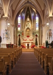 Inside Cathedral from Bottom