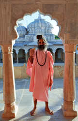 Priest at Ram Dwara Temple - Shahpura