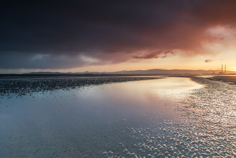 View Along Dollymount Strand, Dublin