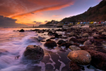 z1719 Sunset at Castle Haven