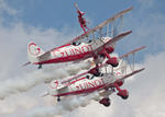 Team Guinot Wingwalkers using Boeing Stearman Biplanes