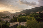 Morano Calabro, dawn from Hotel