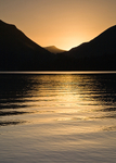 Sundown on Derwent Water