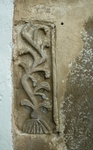 San Jerónimo, façade, main portal, left pilaster relief