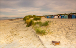 Wittering Beach Huts by Tim Clarke