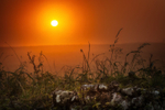 z2809 Winter Sunset, St Catherines Down