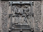 Capilla del Sagrario, portal relief, Wedding Vows