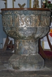 Tochimilco, Puebla, Asunción de Nuestra Señora, baptismal font