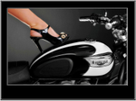 Motorbike In Studio
